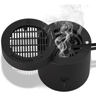 Portable Electric Bakhoor Burner BK-108 – USB Rechargeable Incense Burner