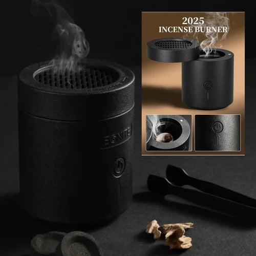 Portable Electric Bakhoor Burner BK-108 – USB Rechargeable Incense Burner